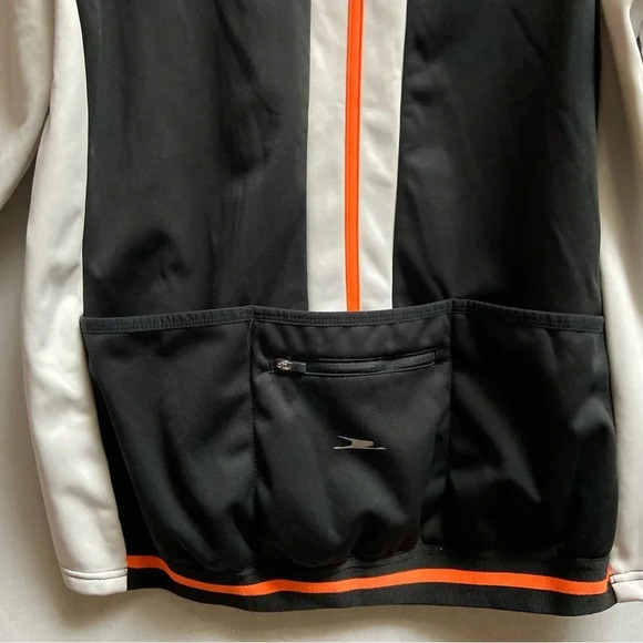 Crane fleece lined Vancouver cycling full zip jacket Sz L - Picture 8 of 16
